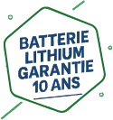 Batterie lithium garantie 10 ans